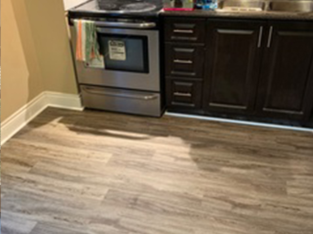 New flooring to enhance the property